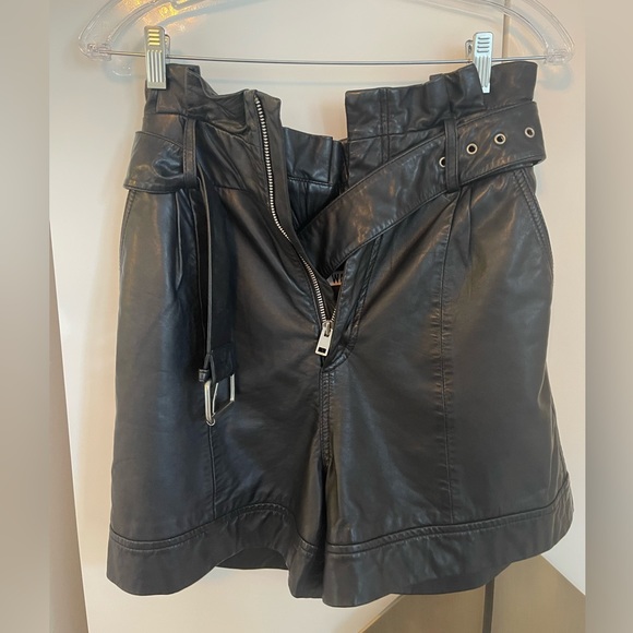 Walter Baker Pants - Walter baker genuine lambskin leather shorts in M
